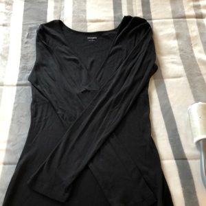 Express v neck long sleeve top